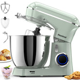 Honinst stand mixer tilt-head design enables easy ingredient addition during baking.