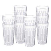 Honla 10 oz glass set, clear design for everyday meals.