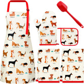 Hoolerry dog-apron brown for comfortable cooking and protective coverage