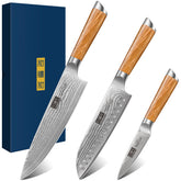 HOSHANHO Damascus 8-inch chef knife ready for precise daily slicing and prep tasks.