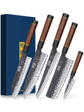HOSHANHO knife set 8 inch bread knife slices crusts smoothly and reliably