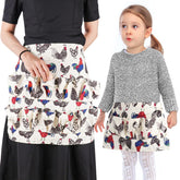 Hossmily adult egg apron with 12 pockets for secure egg collection and clothing protection
