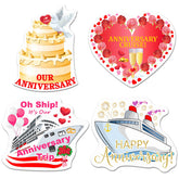 Hoteam anniversary ship magnet on door for quick cabin decoration