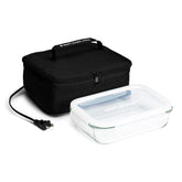 HOTLOGIC Mini with glass container and locking lid for secure meal transport.