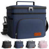 HOTOR insulated lunch bag with leak-proof design and spacious pockets for meals on the go.