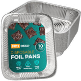 HOUZZKINGZ USA aluminum 9x13 pan stackable for easy transport and storage during catering