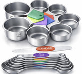 Howgoody magnetic cups with leveler provide precise liquid measurement at a glance