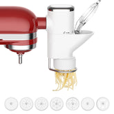 HOZODO pasta press spaghetti plate for uniform strands during homemade cooking