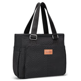 HSHRICH large 12L lunch bag in black showing full 12L capacity and fresh meal readiness