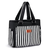 HSHRICH large insulated lunch bag with a top view showing sturdy outer tote for daily use