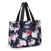 HSHRICH large Peony lunch bag front view showing ample space for meals