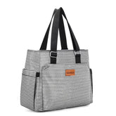 HSHRICH large women lunch bag front view showing spacious interior for meals
