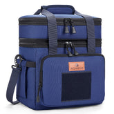 HSHRISH lunch box for men, front blue view, built for daily work meals on the go.