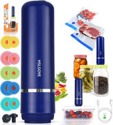 HSLGOVE vacuum sealer kit with jar sealer for fresh meal prep