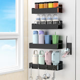 HuggieGems magnetic fridge cup holder on door keeps cups organized and accessible