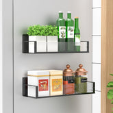 HuggieGems magnetic spice rack side-mount on fridge for quick access