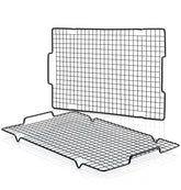 HULISEN cooling rack with dual handles for safe transport while cookies cool.