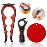 HUMANFUN jar opener with ergonomic long handles for easy grip.