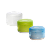 Humangear GoTubb small containers with one-handed open design for quick snacks.