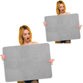 Hushee extra-large drying mat 30x24 inch supports large cookware drying.