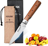 Huusk folding knife compact kitchen tool for precise fruit prep