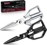Huusk kitchen shears set silver for durable everyday cooking.