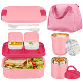 HWONMTE large bento box main compartments showing organized sections and overall capacity