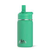 Hydrapeak Mini 14oz bottle with straw lid showing leak-proof design for daily use