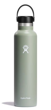 Hydro Flask 24 oz Agave Green bottle with leakproof cap, ideal for daily hydration.