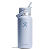 Hydro Flask 32 oz wide mouth Surf Blue with Flex Straw Cap for easy on-the-go hydration