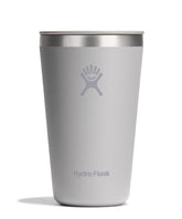 Hydro Flask all-around tumbler with press-in lid keeps liquids secure during travel.