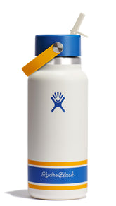 Hydro Flask Campus Collection 32oz ivory wide-mouth bottle perfect for campus hydration on the go