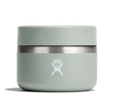 Hydro Flask Food Jar agave green front view ready for lunch packing