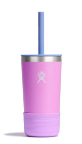 Hydro Flask Kids 12oz tumbler with anemone lid and straw keeps drinks portable and fresh