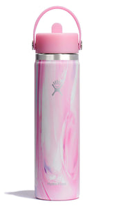 Hydro Flask 24oz jelly pink wide-mouth bottle ready for on-the-go hydration