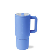 HydroJug Kids front view bottle in light blue, ideal for school hydration