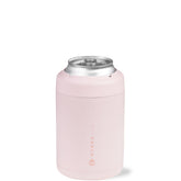 HydroJug Standard Can Cooler Pink Sand closeup showing condensation-free grip