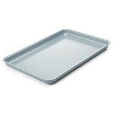 HYGGEOXY ceramic baking sheet 15x10 top view, smooth non-stick surface