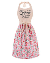 HYVOROS cute floral apron with pockets for effortless storage while cooking