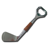 HYYF Golf Club Bottle Opener with wood handle for sturdy bottle opening.