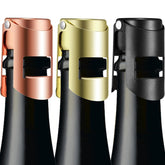 HYZ champagne stoppers 3-pack seal bubbles for longer fizz after opening.