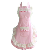 Hyzrz Lovely Home Work Apron in pink protects clothing while cooking