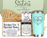iaovueby sister gift set tumbler keeps beverages hot or cold