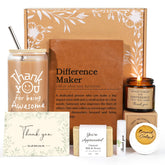 iaovueby thank you glass cup on desk, adds positivity with every sip