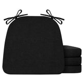 IASEAHK chair cushions set of four, top view, contoured support for dining comfort.