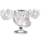 ICUP moose-head cups ready for holiday parties, durable acrylic and festive white elephant appeal.