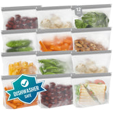 IDEATECH dishwasher-safe bags; easy inside-out cleaning after meals.
