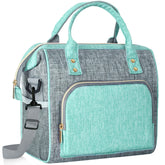 IDEATECH large lunch bag teal front view for everyday meals on the go