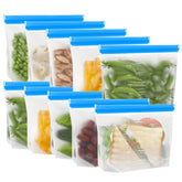 IDEATECH reusable sandwich bags offer dishwasher-safe clarity for quick meal prep