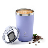 Ideus 20oz tumbler with lavender purple finish for on the go drinks that stay hot or cold